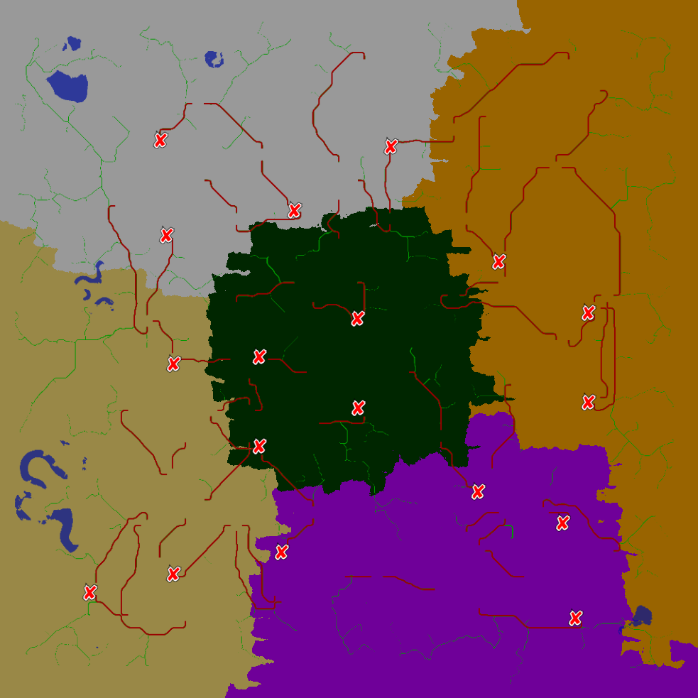 Current Rebirth World Map