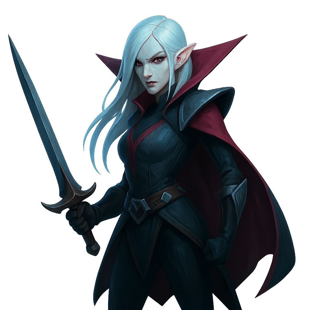 Female Vampire Warrior Right